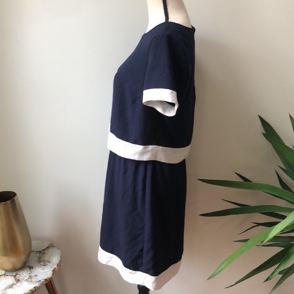 Tommy Hilfiger Navy and White Dress - Picture 2 of 4